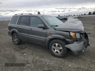 2007 Honda Pilot EX with VIN 2HKYF18437H528420, listed as a Copart auction lot 50230285 with Not Provided miles and Salvage Title. Bid and sale history available at DreamBid. Image 4.