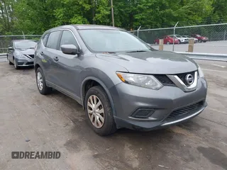 2016 Nissan Rogue SV with VIN KNMAT2MV1GP627725, listed as a IAAI auction lot 42120155 with 195,695 mi miles. Bid and sale history available at carsss.com. Image 6.