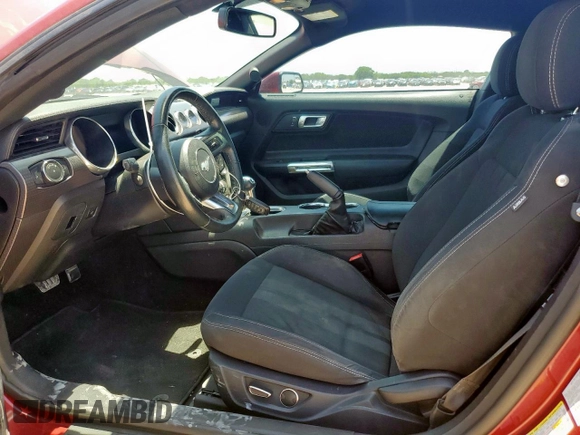 2019 Ford Mustang EcoBoost with VIN 1FA6P8TH6K5202066, listed as a Copart auction lot 57166205 with 88,491 mi miles and Salvage title. Bid and sale history available at DreamBid. Image 7.