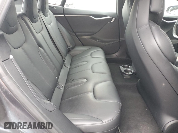 2017 Tesla Model S 100D with VIN 5YJSA1E25HF192230, listed as a Copart auction lot 55298065 with 64,536 mi miles and Salvage Title. Bid and sale history available at DreamBid. Image 10.