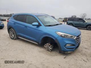 2018 Hyundai Tucson SEL Plus with VIN KM8J33A45JU600159, listed as a Copart auction lot 43227605 with 92,850 mi miles and Salvage Title. Bid and sale history available at carsss.com. Image 4.