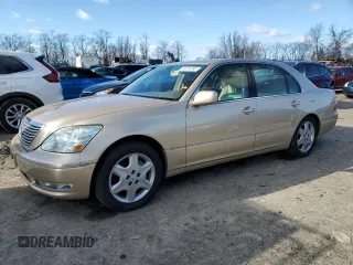 2004 Lexus LS 430 with VIN JTHBN36F140135113, listed as a Copart auction lot 45324295 with 123,530 mi miles and Salvage Title. Bid and sale history available at carsss.com. Image 1.
