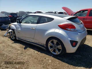 2013 Hyundai Veloster Turbo with VIN KMHTC6AE4DU096033, listed as a Copart auction lot 60004004 with 94,928 mi miles and Salvage title. Bid and sale history available at DreamBid. Image 2.