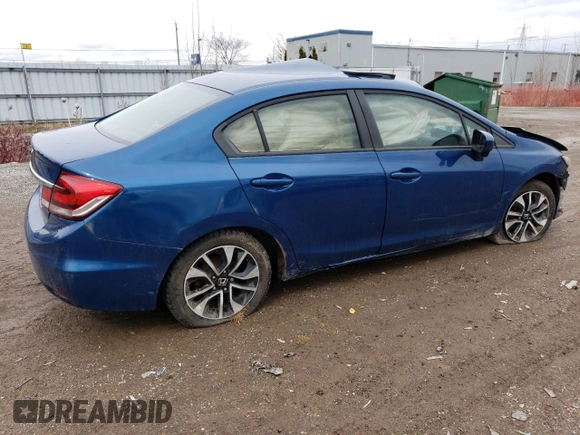 2015 Honda Civic LX z VIN 2HGFB2F52FH022025, wystawiony jako Copart lot #61791635 z przebiegiem Nie podano mil oraz Szkoda całkowita • Salvage title. Historia ofert i sprzedaży dostępna na DreamBid. Obrazek 3.