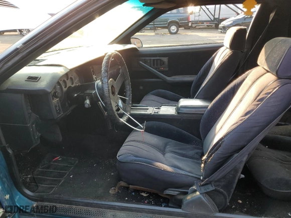 1986 Chevrolet Camaro Z28 Sport with VIN 1G1FP87H3GL113992, listed as a Copart auction lot 63439034 with 42,625 mi miles and Clean Title. Bid and sale history available at carsss.com. Image 7.