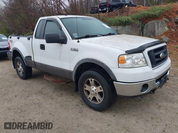 2008 Ford F-150 XLT with VIN 1FTRF045X8KB39189, listed as a IAAI auction lot 41910396 with 103,154 mi miles. Bid and sale history available at carsss.com. Image 1.