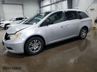 2011 Honda Odyssey EX-L with VIN 5FNRL5H61BB007869, listed as a Copart auction lot 48534455 with NaN miles and Salvage Title. Bid and sale history available at carsss.com. Image 1.