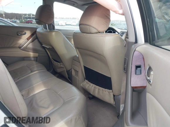 2009 Nissan Murano S with VIN JN8AZ18W69W113832, listed as a IAAI auction lot 41315201 with Not Provided miles and . Bid and sale history available at DreamBid. Image 8.