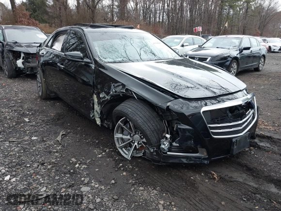2017 Cadillac CTS Sedan Luxury RWD with VIN 1G6AR5SX1H0130143, listed as a IAAI auction lot 41139841 with 40,995 mi miles. Bid and sale history available at carsss.com. Image 1.