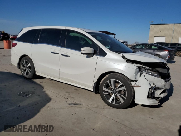 2020 Honda Odyssey Elite with VIN 5FNRL6H91LB037293, listed as a Copart auction lot 45844985 with Not Provided miles and Salvage Title. Bid and sale history available at DreamBid. Image 4.