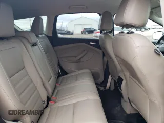 2017 Ford Escape Titanium with VIN 1FMCU0JD5HUB08102, listed as a Copart auction lot 49502525 with 45,383 mi miles and Salvage Title. Bid and sale history available at carsss.com. Image 10.