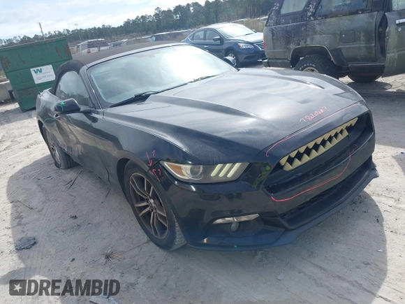 2015 Ford Mustang EcoBoost Premium with VIN 1FATP8UH7F5363887, listed as a IAAI auction lot 41683446 with 138,570 mi miles and . Bid and sale history available at DreamBid. Image 1.