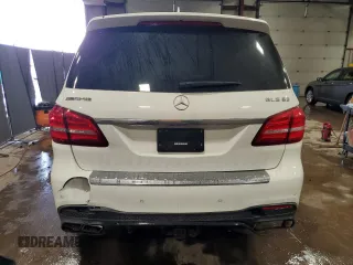 2017 Mercedes-Benz GLS with VIN 4JGDF7FE0HA978513, listed as a Copart auction lot 43703755 with 94,292 mi miles and Salvage Title. Bid and sale history available at carsss.com. Image 6.