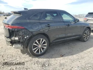 2022 Jaguar F-Pace S with VIN SADCJ2EX4NA702078, listed as a Copart auction lot 47870355 with 55,530 mi miles and Salvage title. Bid and sale history available at DreamBid. Image 3.