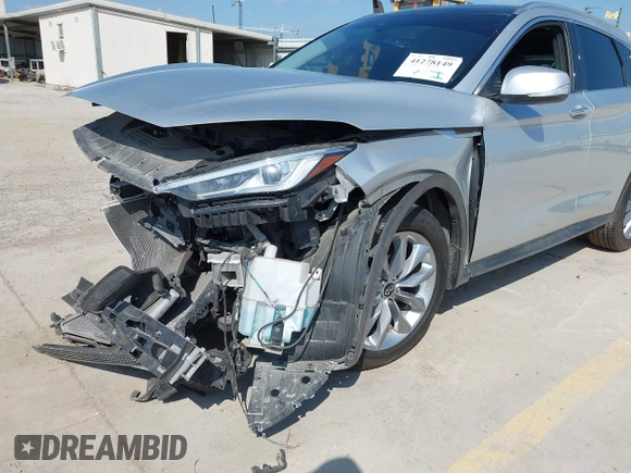 2021 Infiniti QX50 Luxe with VIN 3PCAJ5BA3MF120824, listed as a IAAI auction lot 41278149 with 52,104 mi miles and . Bid and sale history available at DreamBid. Image 18.