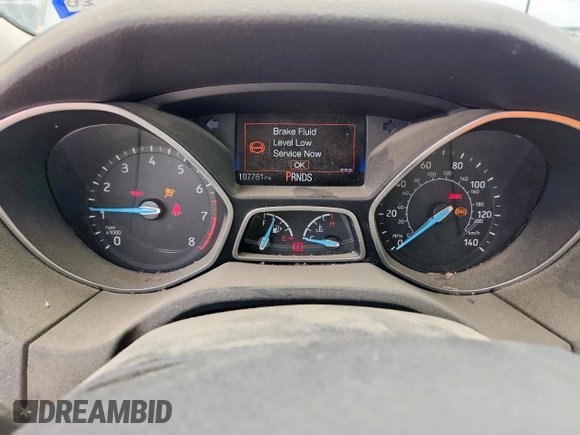 2017 Ford Focus Titanium with VIN 1FADP3N28HL346418, listed as a Copart auction lot 63507125 with 107,761 mi miles and Salvage title. Bid and sale history available at DreamBid. Image 9.