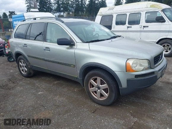 2004 Volvo XC90 with VIN YV1CZ59H741124995, listed as a IAAI auction lot 41906283 with 179,793 mi miles. Bid and sale history available at carsss.com. Image 1.