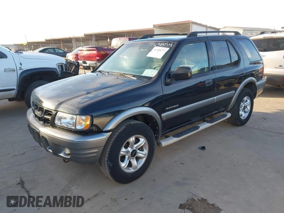 2002 Isuzu Rodeo S with VIN 4S2CK58WX24339782, listed as a IAAI auction lot 41340277 with 154,240 mi miles. Bid and sale history available at carsss.com. Image 2.