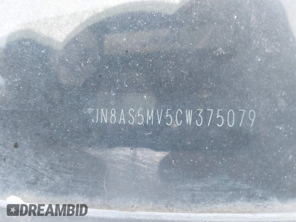 2012 Nissan Rogue S with VIN JN8AS5MV5CW375079, listed as a IAAI auction lot 42421672 with 102,939 mi miles and . Bid and sale history available at DreamBid. Image 9.