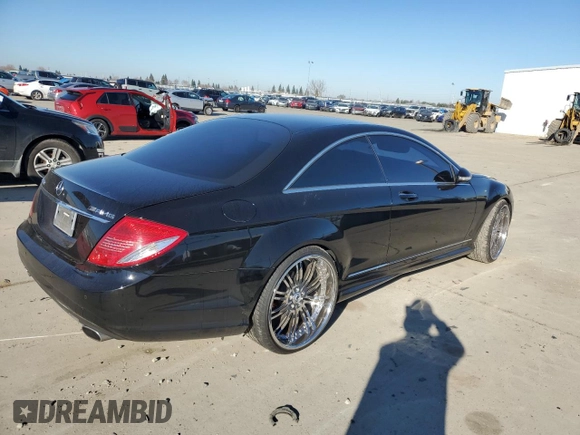 2008 Mercedes-Benz CL-Class V8 with VIN WDDEJ71X38A010864, listed as a Copart auction lot 88063225 with 175,291 mi miles and Salvage Title. Bid and sale history available at carsss.com. Image 3.