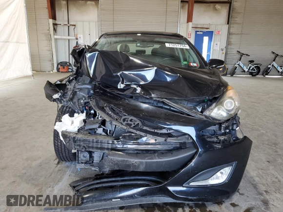 2013 Hyundai Elantra GT with VIN KMHD35LE3DU110905, listed as a Copart auction lot 71251794 with 61,615 mi miles and Salvage Title. Bid and sale history available at carsss.com. Image 5.