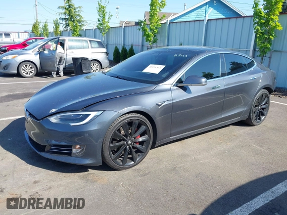 2017 Tesla Model S 100D with VIN 5YJSA1E49HF189008, listed as a IAAI auction lot 42051518 with 49,145 mi miles and . Bid and sale history available at DreamBid. Image 20.