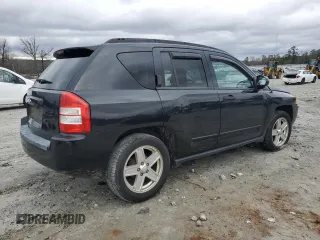 2008 Jeep Compass Sport with VIN 1J8FT47W28D766523, listed as a Copart auction lot 41433795 with 213,505 mi miles and Salvage Title. Bid and sale history available at carsss.com. Image 3.