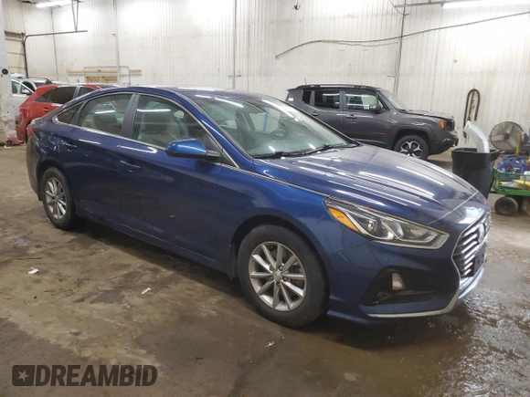 2018 Hyundai Sonata SE with VIN 5NPE24AF3JH707558, listed as a Copart auction lot 54739115 with 55,417 mi miles and Salvage Title. Bid and sale history available at carsss.com. Image 4.