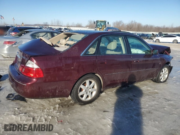 2003 Toyota Avalon XL with VIN 4T1BF28B13U324074, listed as a Copart auction lot 42354705 with Not Provided miles and Salvage Title. Bid and sale history available at carsss.com. Image 3.