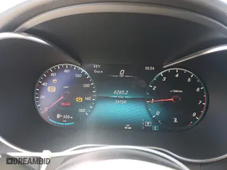 2022 Mercedes-Benz GLC with VIN W1N0G8EB8NV367851, listed as a Copart auction lot 51509425 with 34,758 mi miles and Salvage Title. Bid and sale history available at carsss.com. Image 9.