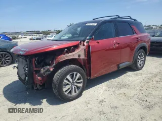 2023 Nissan Pathfinder SL с VIN 5N1DR3CA6PC219482, выставлен на аукционе Copart как лот 62602465 с пробегом 15 386 миль миль и Списание • Salvage title. История ставок и продаж доступна на DreamBid. Изображение 1.