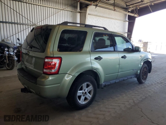 2008 Ford Escape Hybrid with VIN 1FMCU59H88KE09091, listed as a Copart auction lot 62416815 with 224,614 mi miles and Salvage title. Bid and sale history available at DreamBid. Image 3.