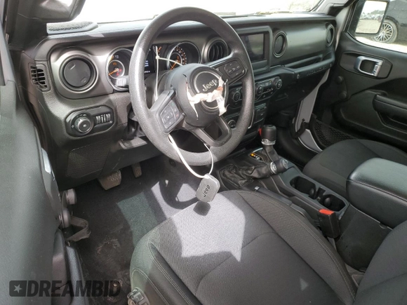 2022 Jeep Wrangler 80th Anniversary with VIN 1C4HJXAG8NW181325, listed as a Copart auction lot 49855655 with 27,763 mi miles and Salvage Title. Bid and sale history available at DreamBid. Image 8.