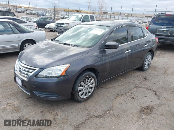 2014 Nissan Sentra S with VIN 3N1AB7AP6EY230306, listed as a IAAI auction lot 41933829 with 112,133 mi miles and . Bid and sale history available at DreamBid. Image 2.