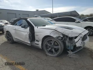 2017 Ford Mustang GT Premium with VIN 1FATP8FF7H5210716, listed as a Copart auction lot 44013595 with 49,092 mi miles and Salvage title. Bid and sale history available at DreamBid. Image 4.