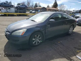2005 Honda Accord Cpe LX V6 SE with VIN 1HGCM82485A016563, listed as a Copart auction lot 46182185 with 205,572 mi miles and Non Repairable. Bid and sale history available at carsss.com. Image 1.