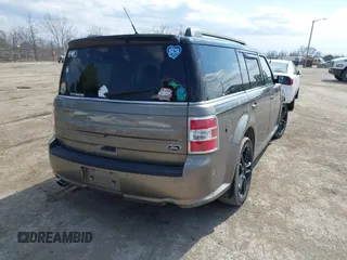 2014 Ford Flex SEL z VIN 2FMGK5C81EBD36460, wystawiony jako IAAI lot #41859985 z przebiegiem 160 572 mil mil oraz . Historia ofert i sprzedaży dostępna na DreamBid. Obrazek 4.