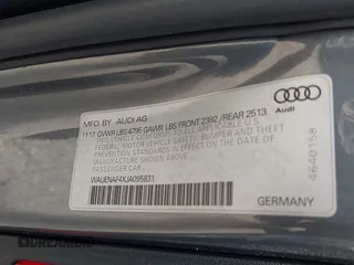 2018 Audi A4 Premium Plus z VIN WAUENAF4XJA095831, wystawiony jako IAAI lot #42192885 z przebiegiem 77 645 mil mil oraz . Historia ofert i sprzedaży dostępna na DreamBid. Obrazek 9.