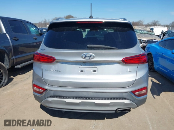 2020 Hyundai Santa Fe Essential with VIN 5NMS2CAD2LH285861, listed as a IAAI auction lot 41663398 with 37,756 mi miles. Bid and sale history available at carsss.com. Image 16.