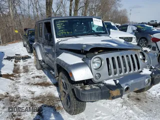 2018 Jeep Wrangler JK Unlimited Sahara with VIN 1C4HJWEG9JL801714, listed as a IAAI auction lot 41591307 with 79,201 mi miles. Bid and sale history available at carsss.com. Image 1.