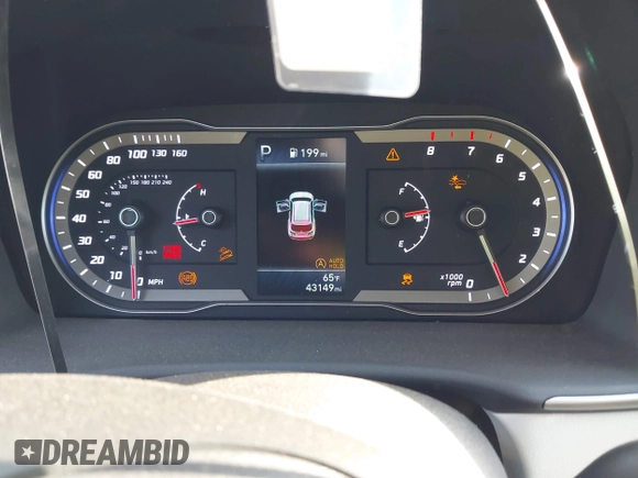 2024 Hyundai Tucson SEL with VIN 5NMJBCDE6RH305280, listed as a IAAI auction lot 42017484 with 43,149 mi miles. Bid and sale history available at carsss.com. Image 7.