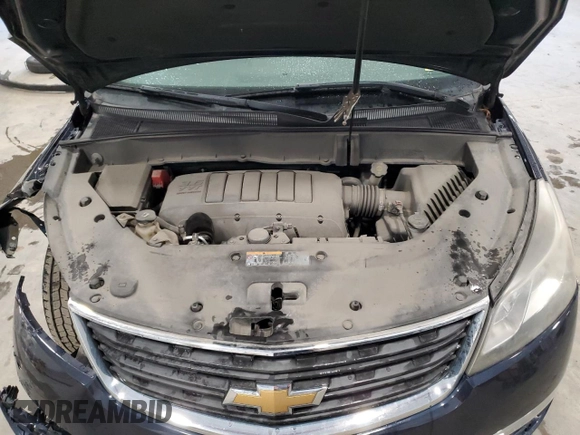 2015 Chevrolet Traverse LS z VIN 1GNKVFKD0FJ240866, wystawiony jako Copart lot #54148395 z przebiegiem 154 170 mil mil oraz Szkoda całkowita • Salvage title. Historia ofert i sprzedaży dostępna na DreamBid. Obrazek 12.