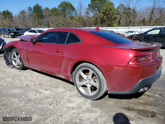 2014 Chevrolet Camaro LT with VIN 2G1FC1E3XE9133171, listed as a Copart auction lot 45377835 with 103,136 mi miles and Salvage Title. Bid and sale history available at carsss.com. Image 2.