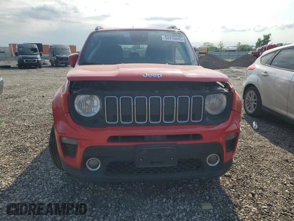 2020 Jeep Renegade Altitude z VIN ZACNJABB9LPL40007, wystawiony jako Copart lot #52416945 z przebiegiem Nie podano mil oraz Szkoda całkowita • Salvage title. Historia ofert i sprzedaży dostępna na DreamBid. Obrazek 5.