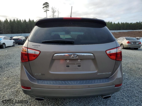 2011 Hyundai Veracruz GLS with VIN KM8NU4CC2BU151095, listed as a Copart auction lot 44057785 with 155,140 mi miles and Salvage Title. Bid and sale history available at carsss.com. Image 6.