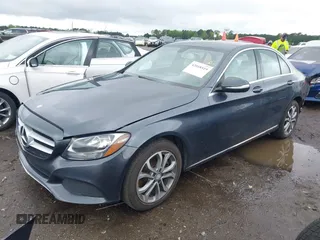 2015 Mercedes-Benz C-Class C 300 with VIN 55SWF4JB4FU047637, listed as a IAAI auction lot 42018519 with 78,297 mi miles. Bid and sale history available at carsss.com. Image 2.