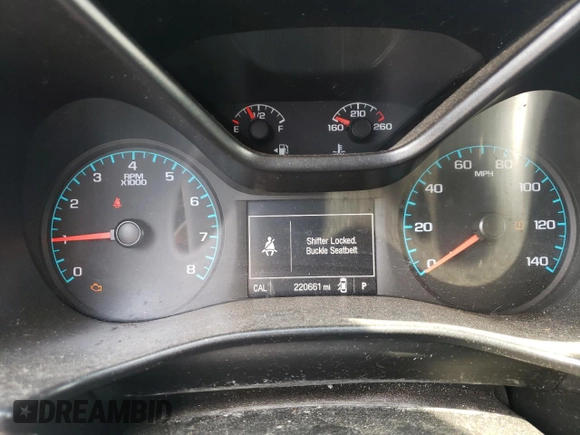 2016 Chevrolet Colorado 2WD WT with VIN 1GCHSBEA8G1206620, listed as a Copart auction lot 65267905 with 220,661 mi miles and Clean title. Bid and sale history available at DreamBid. Image 9.