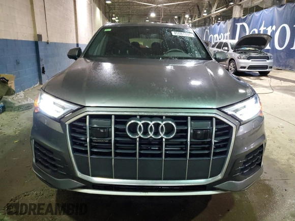 2022 Audi Q7 Premium Plus with VIN WA1LJBF70ND004733, listed as a Copart auction lot 85581334 with 43,181 mi miles and Salvage title. Bid and sale history available at DreamBid. Image 5.