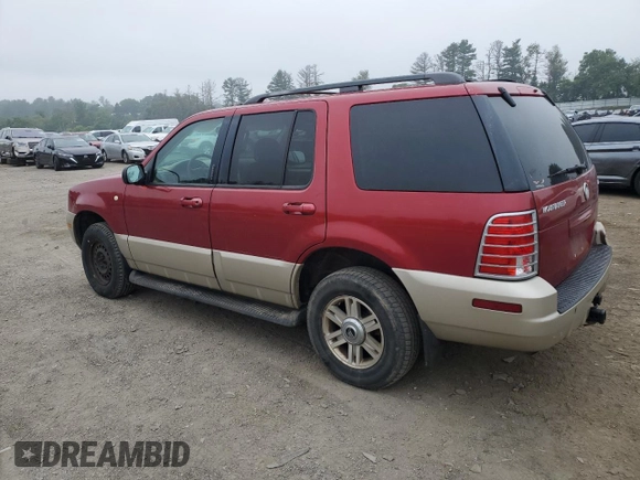 2004 Mercury Mountaineer Convenience with VIN 4M2ZU86K84UJ14100, listed as a Copart auction lot 62546425 with 178,180 mi miles and Salvage title. Bid and sale history available at DreamBid. Image 2.