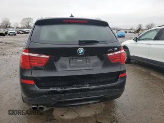 2017 BMW X3 xDrive28i with VIN 5UXWX9C33H0T25235, listed as a Copart auction lot 43625065 with 116,360 mi miles and Salvage Title. Bid and sale history available at DreamBid. Image 6.